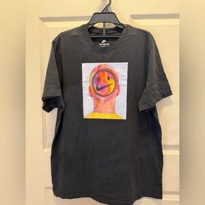 Nike Black Shirt with Colorful Graphic